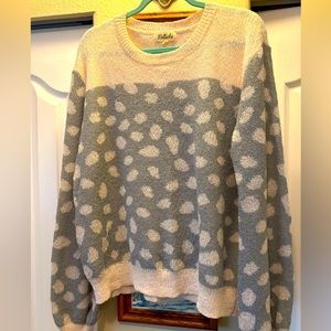 Knit Polka Dot Sweater